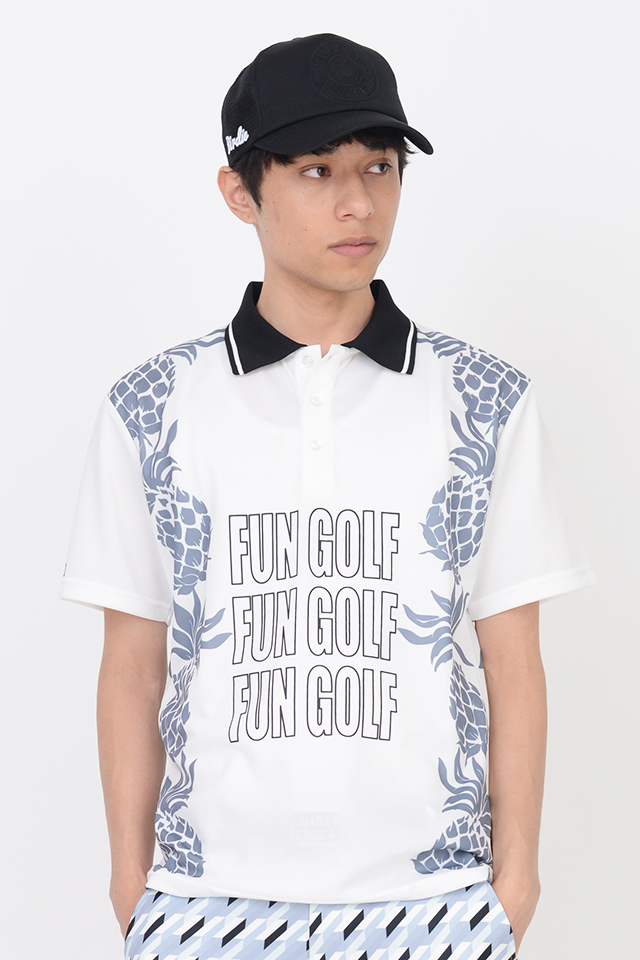 パイナップル柄シャツ
